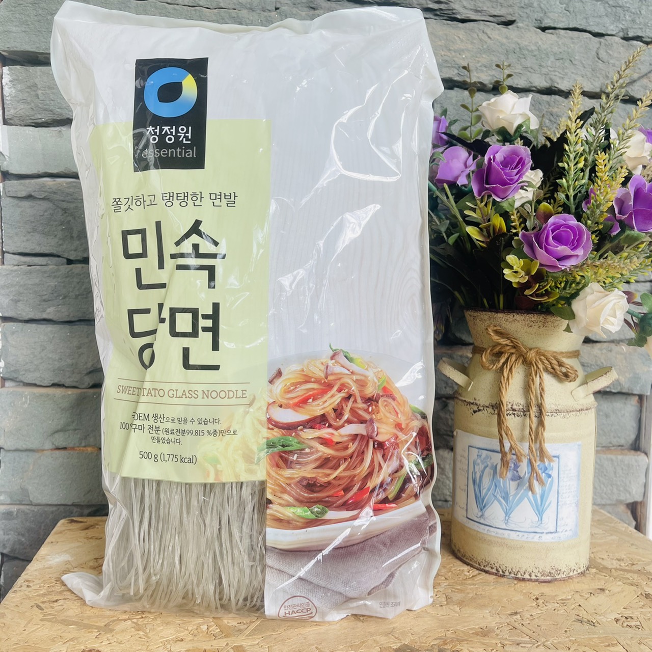 วุ้นเส้นเกาหลี ยำวุ้นเส้น ยำวุ้นเส้นเกาหลี วุ้นเส้น จับเช บูลโกกิ ตราชองจองวอน สวีท โปเตโต้ กลาส นู้ดเดิ้ล Sweet Potato Glass Noodle  500ก.