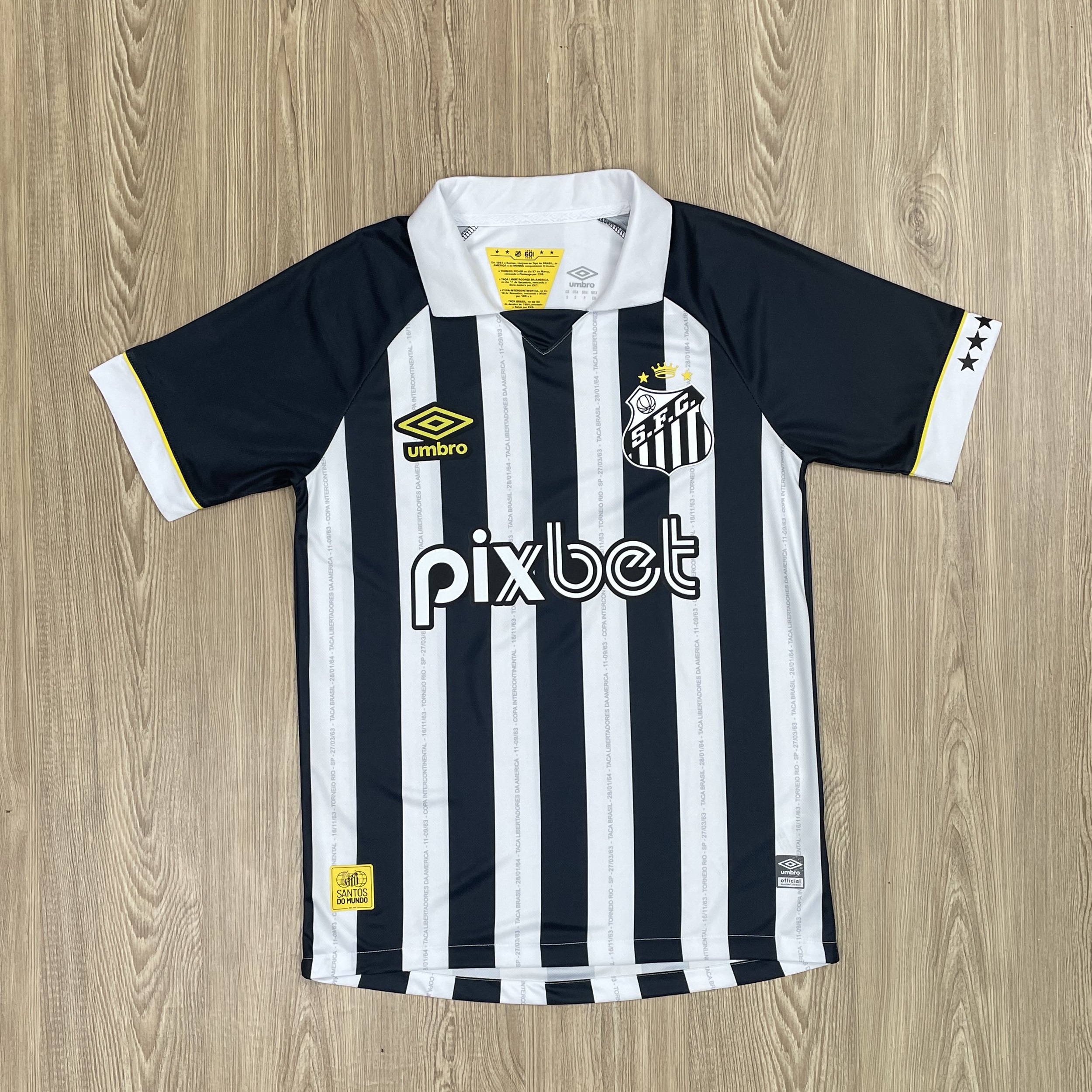 เสื้อบอล Santos ซานโตส ล่าสุด 20232024 เนื้อผ้าโพลีเอสเตอร์ เกรดแฟนบอล ...