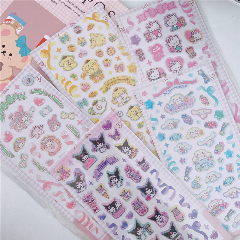 Sanrio Decorative Sticker Waterproof Sticker Kuromi Melody