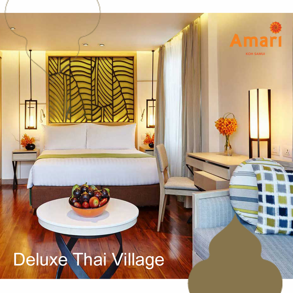 E-Voucher Amari Koh Samui - Deluxe Thai Village Room : พักได้ถึง 23 ธันวาคม 2564 [จัดส่งทาง Email]