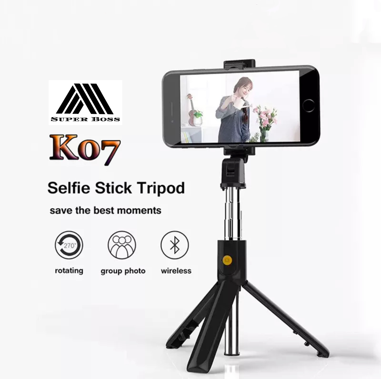 [Selfie Stick Tripod] ไม้เซลฟี่ ไม้กันสั่น ขาตั้งโทรศัพท์ ขาตั้งอเนก