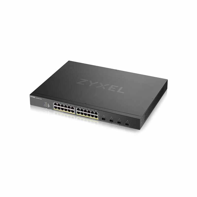 ZyXEL Layer 2 24-port GbE Smart Managed PoE Switch with 4 SFP+ Uplink [XGS1930-28HP] ราคา 29,137 บาท*ส่งฟรี
