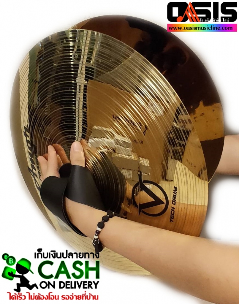 (1คู่) ฉาบเดินแถว ฉาบเดินพาเหรด V-TECH 14นิ้ว ฉาบทองเหลือง Marching