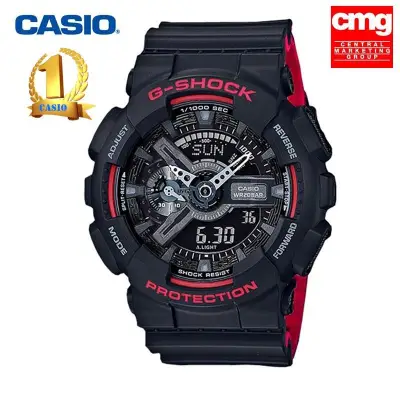 CASIO G-SHOCK GA-110HR-1A นาฬิกาข้อมือผู้ชาย สายเรซิ่น รับประกัน1ปี ของแท้100%