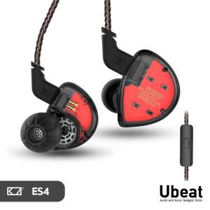 KZ รุ่น ES4  หูฟัง Hybrid 2 ไดร์เวอร์ (1BA+1DD) ให้รายละเอียดเสียงได้ดีในทุกๆย่านเหมาะกับการฟังเพลงทุกๆแนวเพลง ถอดอัพเกรดสายได้