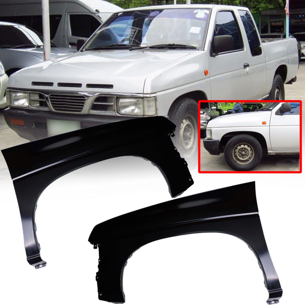 บังโคลนหน้า แก้มหน้า รุ่น นิสสัน บิ๊กเอ็ม NISSAN BIG-M 993 ปี 1995 - 1998 สีดำ 1 คู่ ซ้าย + ขวา