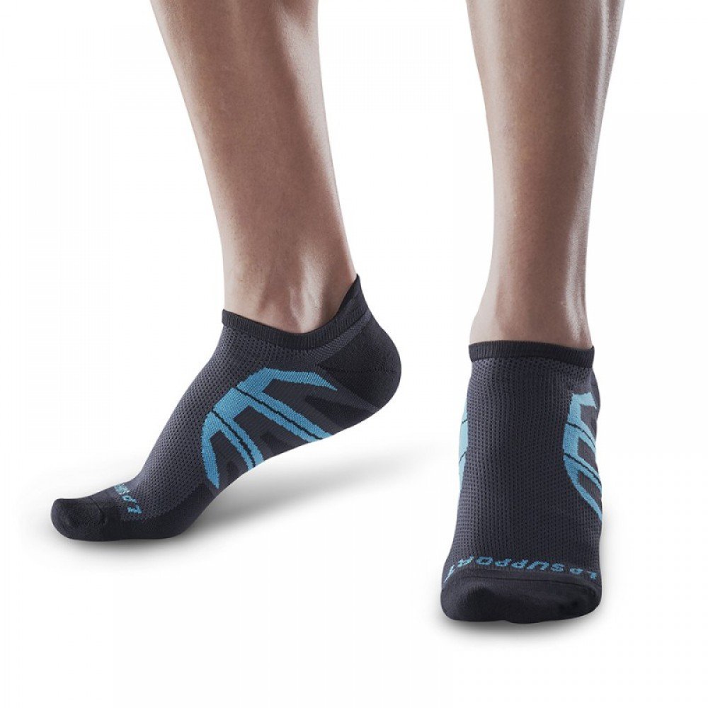 LP Support Trail Running Compression Socks (SOU3101Z) (ดำ/น้ำเงิน) ถุงเท้าสั้น Low-Cut Compression