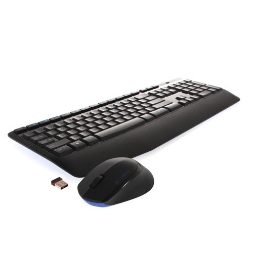 (ของแท้) จำนวน 1 ชิ้น LOGITECH Keyboard + Mouse (2in1) Wireless (MK345) Black