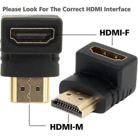 SALE HDMI Male to HDMI Female L adepter #คำค้นหาเพิ่มเติม HDMI Switch Adapter Network HDMI สายสัญญาณ