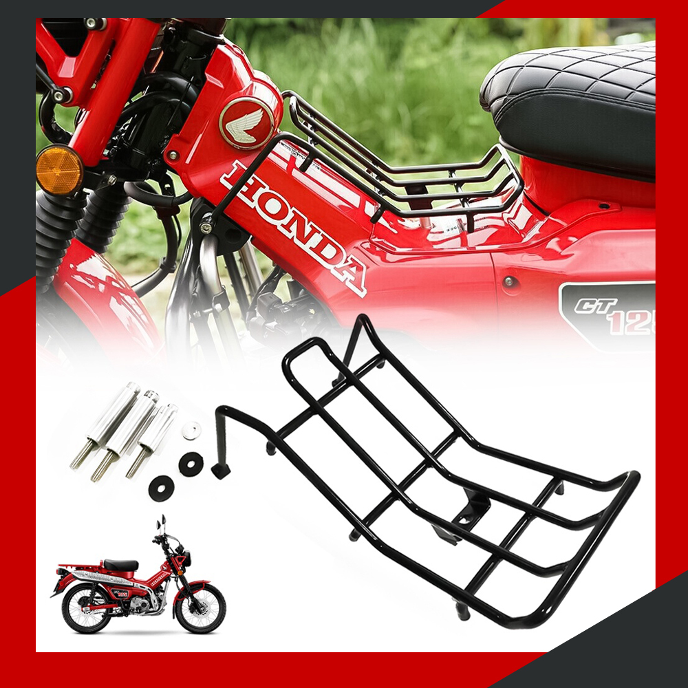 กันลาย ตะแกรงกลาง สีดำ สำหรับ HONDA CT125 CENTER RACK FOR HONDA CT125 ...