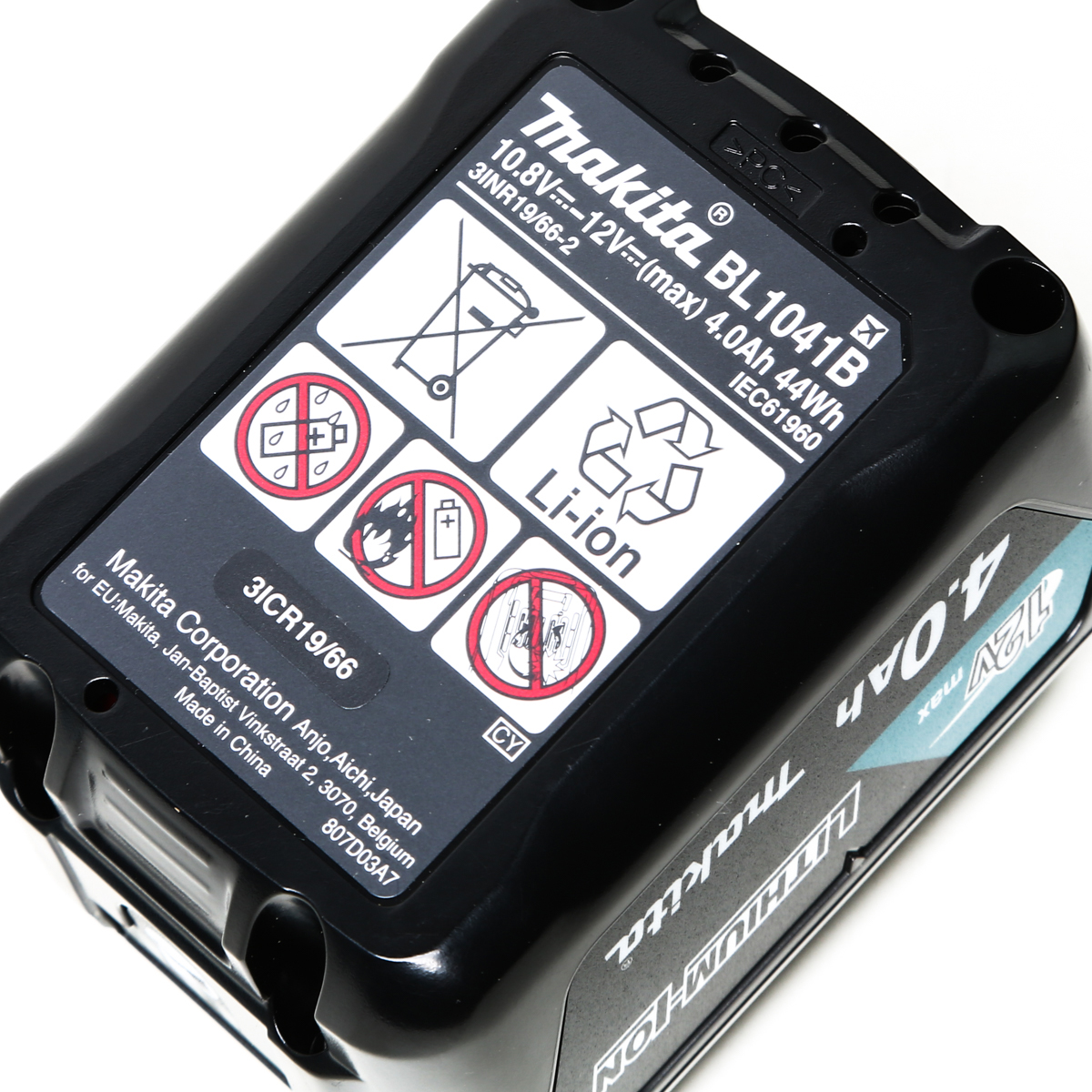 แบตเตอรี่ 12V. x 4.0 Ah. MAKITA รุ่น BL1041B มีไฟโชว์สถานะ - SP TOOLS ...