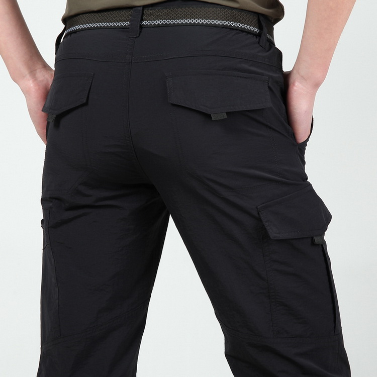 Cargo Waterproof Pants Men Tactical Quick Dry Trousers Spring