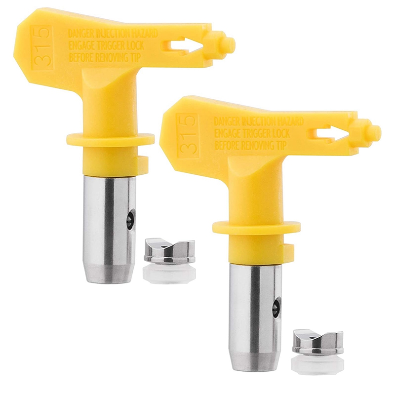 2 Pcs Reversible Spray Tip Airless Paint Spray Nozzle Sprayer Spraying