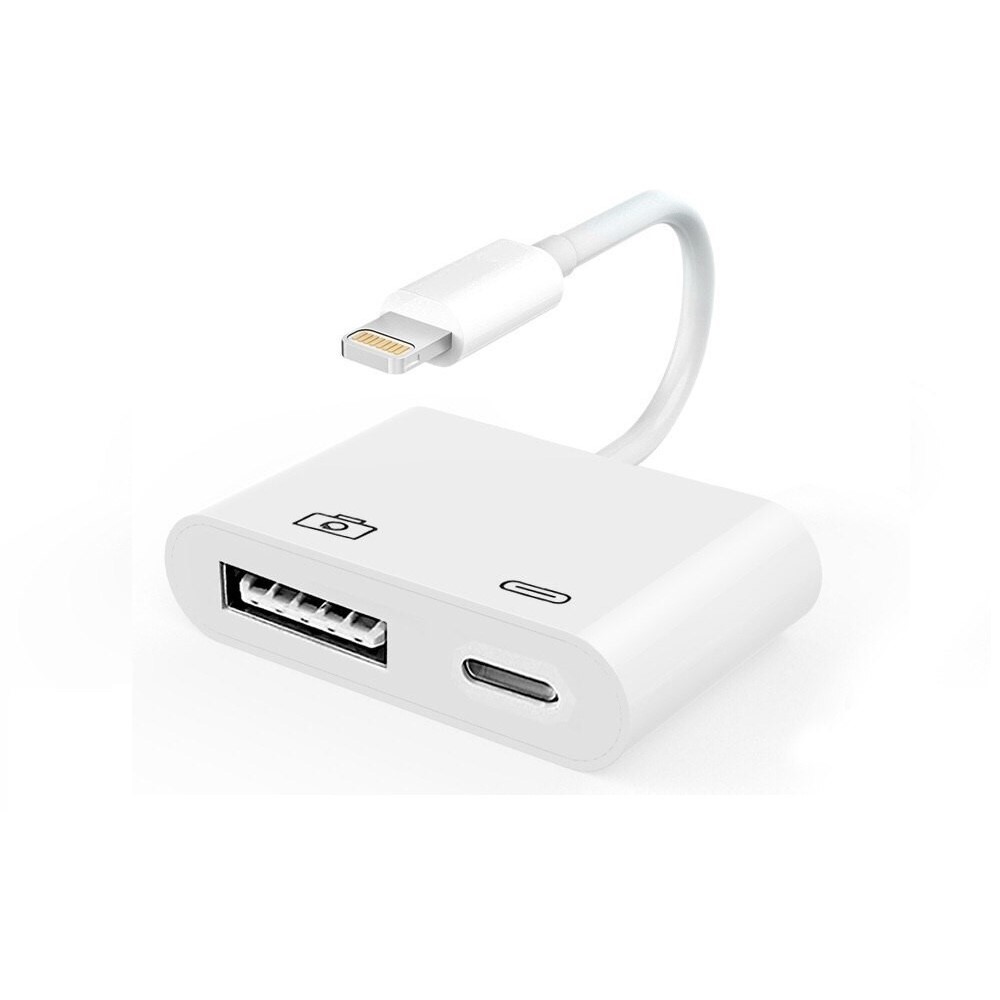 Lightning OTG Card Reader Lightning to USB / CF Card / TF Card / SD