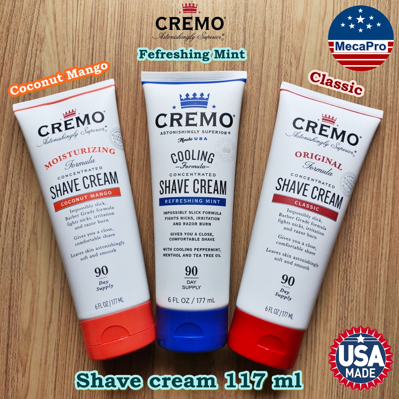 Cremo® Shave cream 117 ml ครีมโกนหนวด