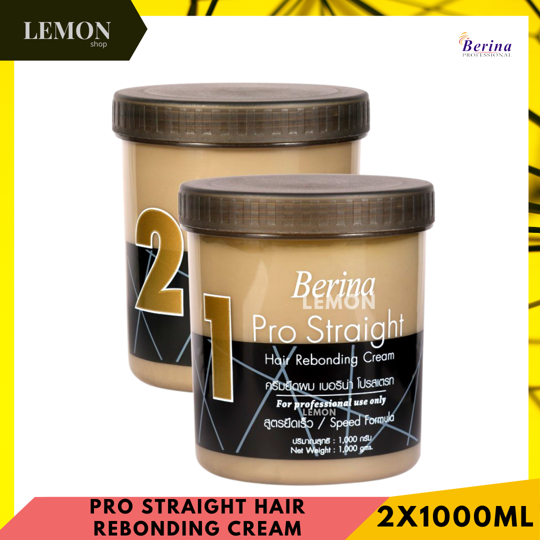 Berina pro straight 2025 hair rebonding cream