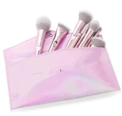 Jessup Luxury Brush Set T260-10PCS Luxurious Light Pink+bag