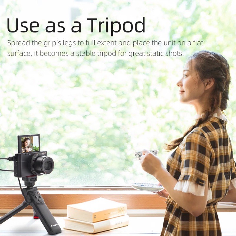 ∏❆○Innovative Product Vlog Accessories Plastic Selfie Stick Vlogging Camera Grip for Sony Mirrorless and Compact