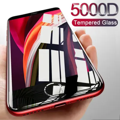 5000D Protective Glass on the For iPhone SE 2020 11 PRO XS Max X XR Tempered Screen Protector Glass 6 7 8 Plus Full Cover Glass
