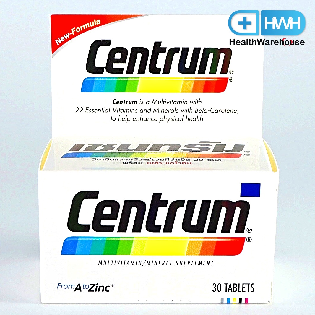 Centrum Multivitamins A to Zinc 30 เม็ด