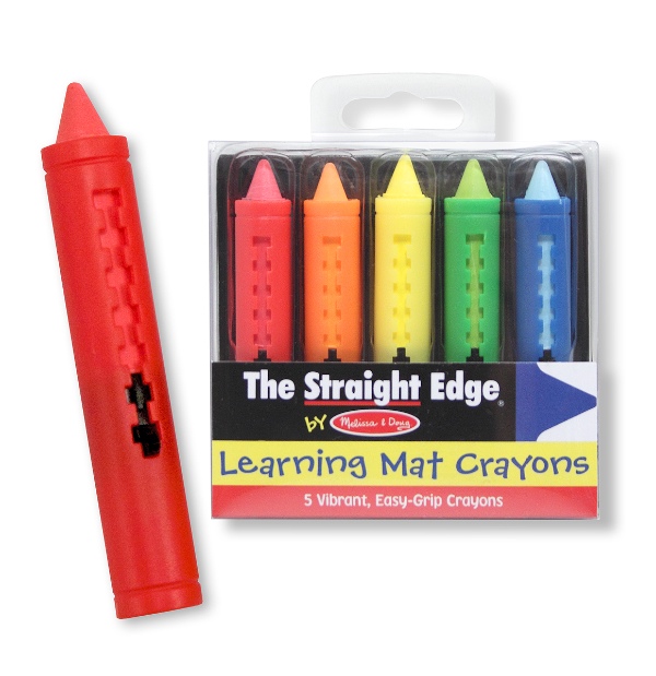 [สีลบได้4แท่งx2กล่อง] รุ่น 4279 สีเทียนแบบลบออกได้ด้วยผ้าเปียก 4 สีx2 กล่อง เนื้อนิ่ม Melissa & Doug Wipe-off Crayons Non-toxic Washable รีวิวดีใน Amazon USA สีลบได้