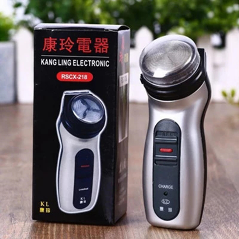 เครื่องโกนหนวดไฟฟ้าแบบพกพา(Electric shaver)ผู้ชายมีดโกนหนวดเครามีดแบตเตอรี่ในตัวชาร์จแบบไร้สายจากโรงงานโดยตรง