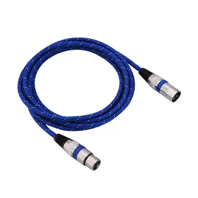 【มีของพร้อมส่ง】COD XLR Male to Female Plug Balance 3pin Microphone MIC Audio Cable 1M-20M