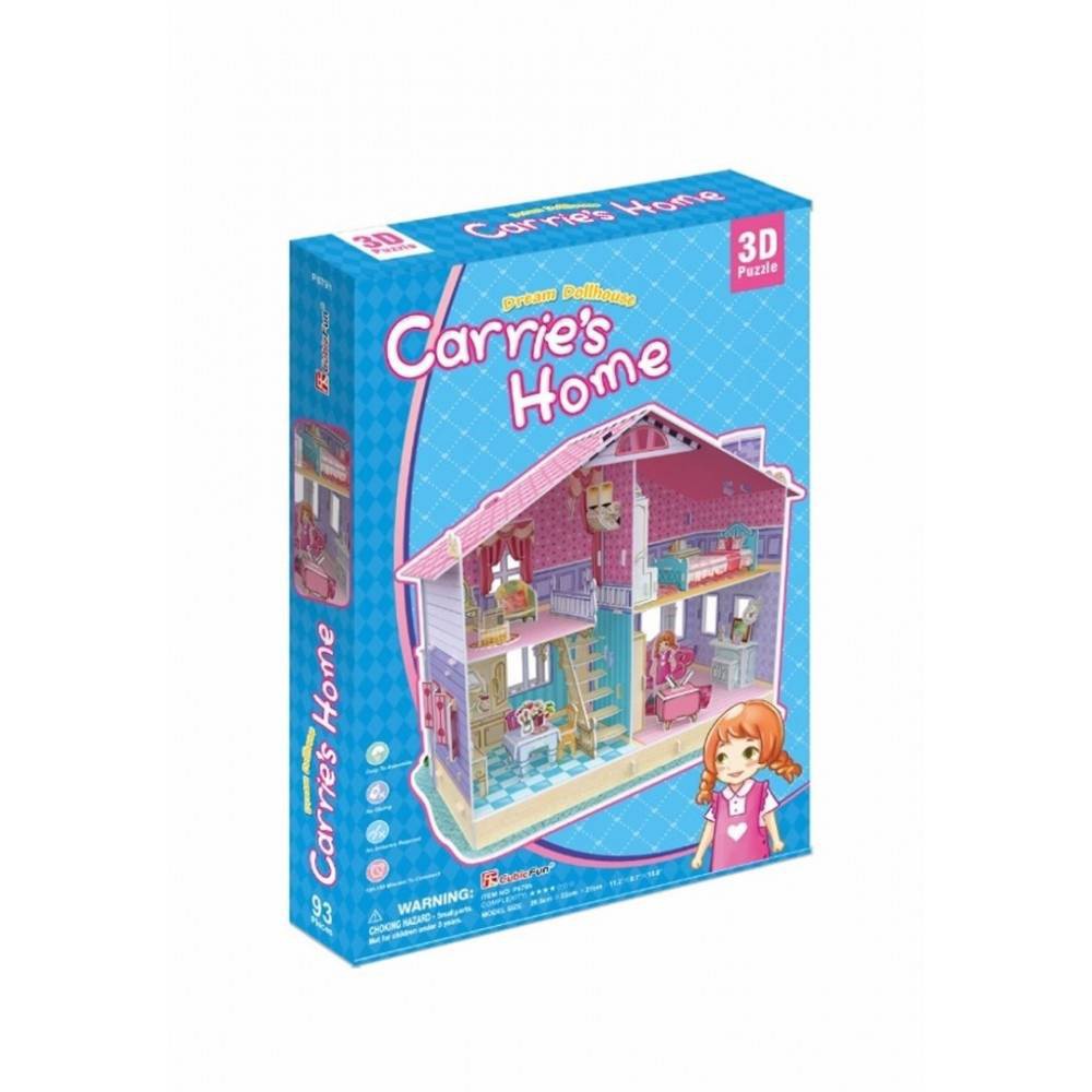 CubicFun 3D Puzzle - โมเดลบ้านเด็ก ของเล่นเด็กผู้หญิง สวยๆ แสนหวาน น่ารัก เสริมพัฒนาการเด็กสร้างสรรค์ โมเดลบ้าน โมเดลบ้านจำลอง