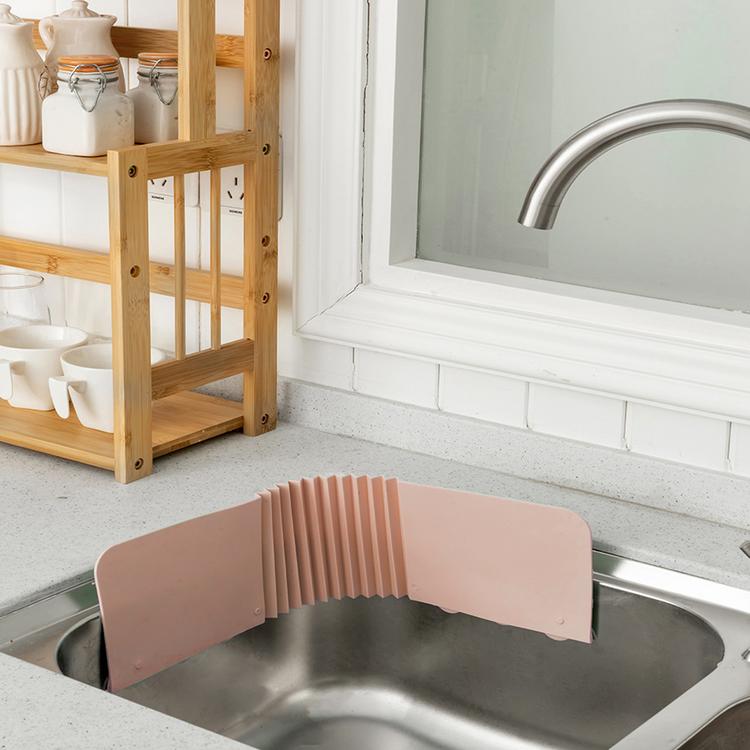 Silicone Water Splash Guard for Sink Kitchen Island Sink Folding Guards