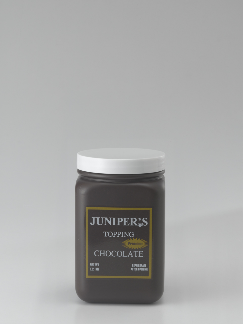 Juniper Chocolate Topping 1.2 KG. (จูนิเปอร์ ช็อกโกแลต ท็อปปิ้ง 1.2 กิโลกรัม)**จำกัดการซื้อ 8 กระปุก / ออร์เดอร์**