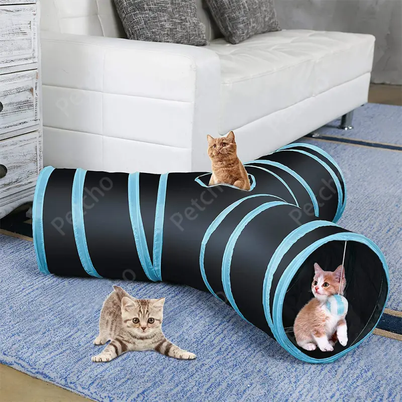 ภาพสินค้าPetStern Cat T Tube Cat Toy 3 Ways Collapsible T for Cat จากร้าน PetStern บน Lazada ภาพที่ 2