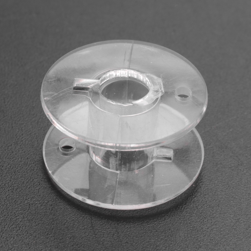 25 Clear Plastic Sewing Machine Bobbins Fits Singer Brother Janome