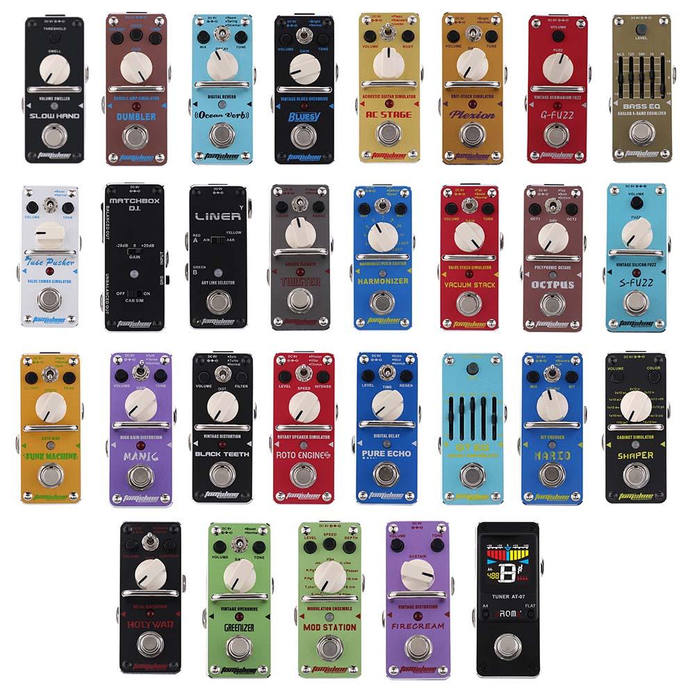 [ammoon]quà bí mật Aroma AMS-3 Mod Station Modulation Ensemble Electric Guitar Effect Pedal Mini Single Effect with True Bypass