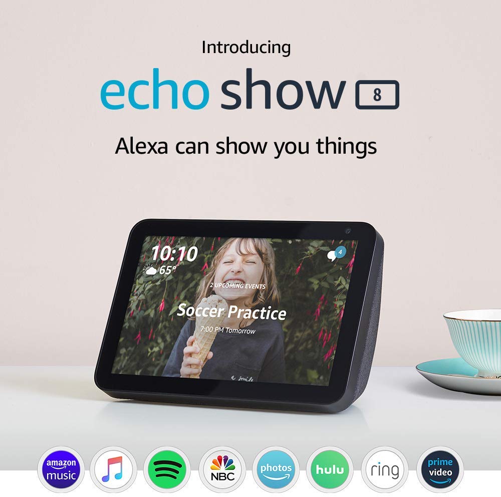 All-new Amazon Echo Show 8 (2nd Gen 2021 release) HD smart display with ...