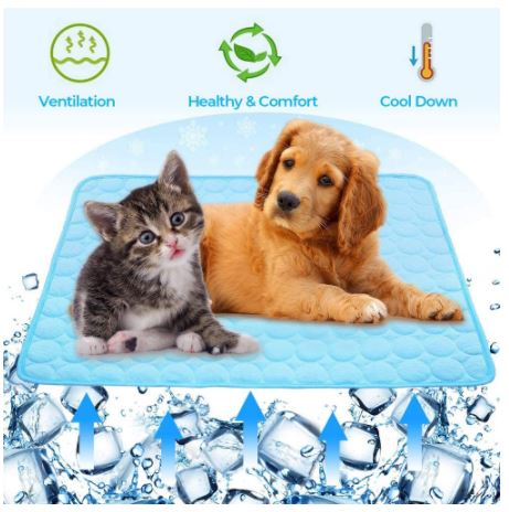 ที่นอนเจลเย็น สำหรับตว์เลี้ยง แบบหนา เย็นสบาย แผ่นเจลเย็น ที่นอนเย็น แผ่นทำความเย็น ที่นอนสัตว์เลี้ยง Pet Cool mat