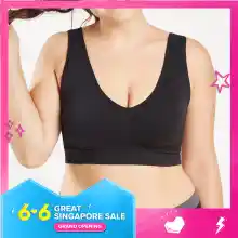 ภาพขนาดย่อของสินค้าผู้หญิงสีขนาดพิเศษUltra-บางขนาดใหญ่Braสปอร์ตบราFull Braถ้วยTops Sports underwear