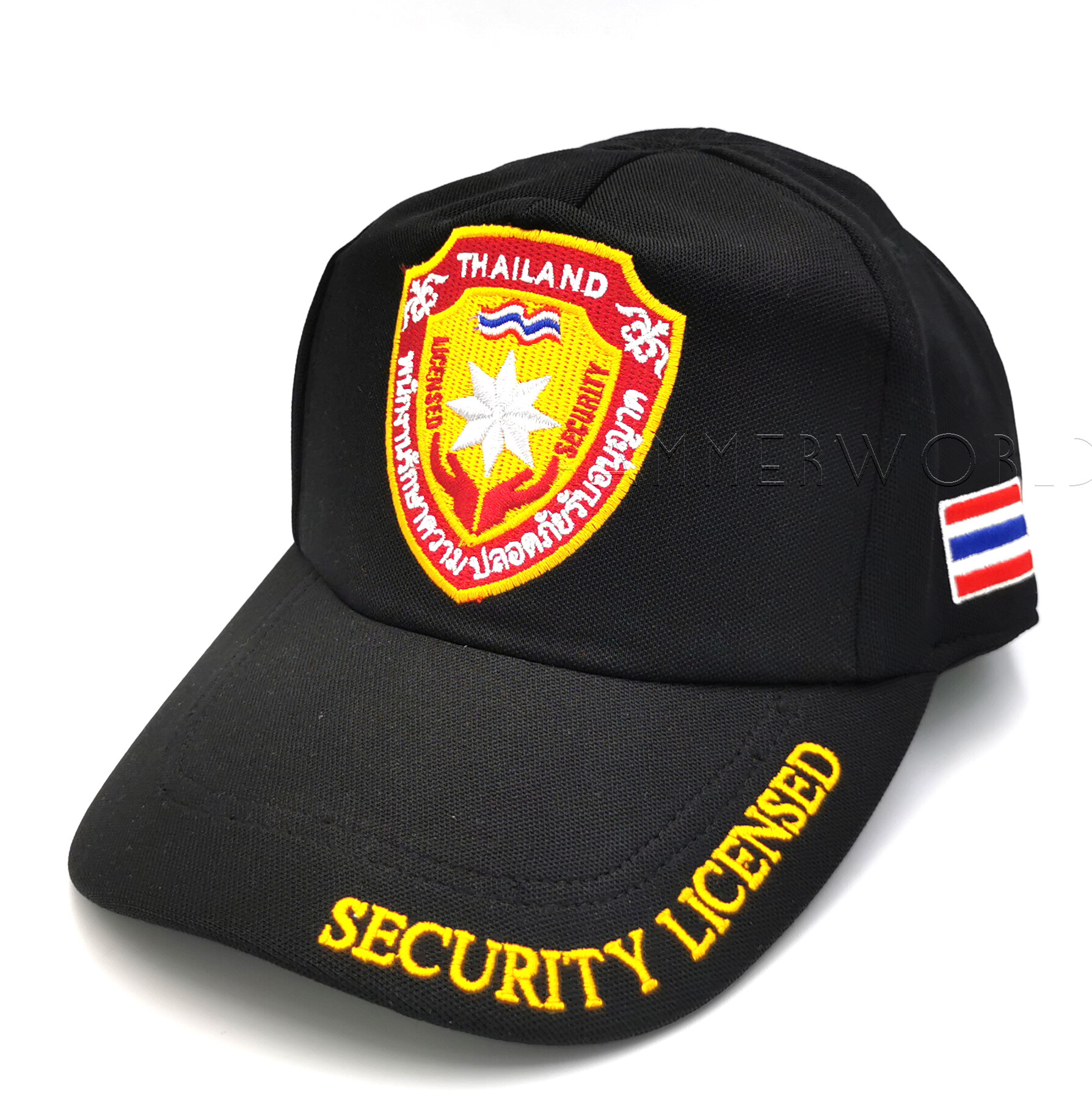[พร้อมส่ง]หมวกแก๊ป รปภ. พนักงานรักษาความปลอดภัยรับอนุญาต