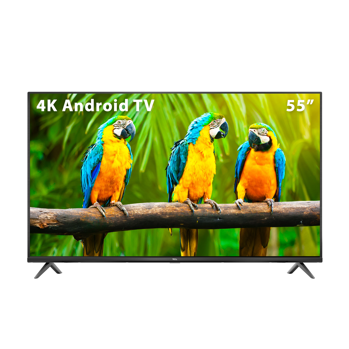 4K BEST SELLER [ผ่อน 0% นาน 10 เดือน] NEW! TCL ทีวี 55 นิ้ว LED 4K UHD Android TV Wifi Smart TV OS (รุ่น 55T5000A) Google assistant & Netflix & Youtube-2G RAM+16G ROM, One Remote with Voice search