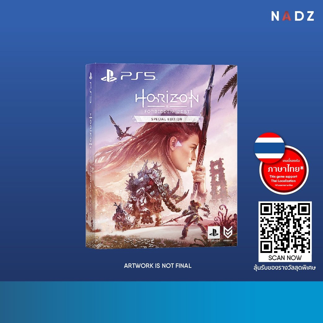 [ Pre-order ] Playstation 5 : Horizon Forbidden West™ Special Edition (R3)(EN)**วางจำหน่าย 18 กุมภาพันธ์ 2565**รองรับภาษาไทย| สแกน QR CODE เพื่อเข้าร่วมกิจกรรมลุ้นของรางวัล