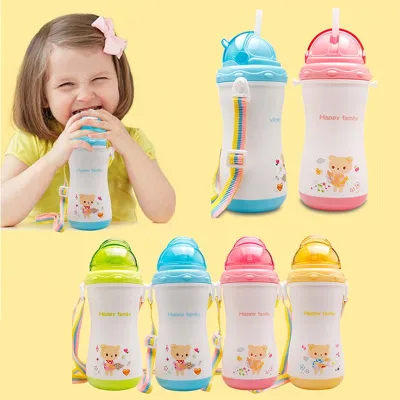 Feeding Bottles Cups for Babies Kids Water Milk Bottle Soft Mouth Duckbill Sippy Baby Feeding Bottle Infant Training