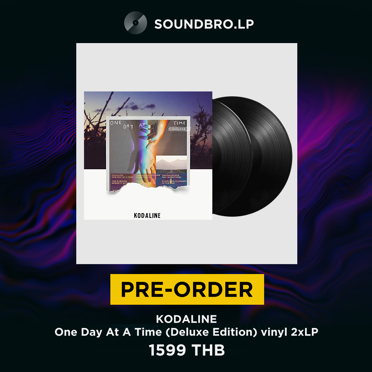 [Pre-Order 14-35 วัน] แผ่นเสียง ใหม่ KODALINE : One Day At A Time (Deluxe Edition) vinyl 2xLP
