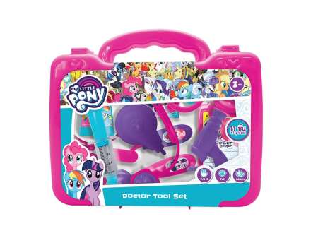 KIDTOYS ชุดกระเป๋าคุณหมอ มายลิตเติ้ลโพนี่ ลายลิขสิทธิ์แท้ ขนาด ย 26.5*ก 6*ส 22 ซม.
