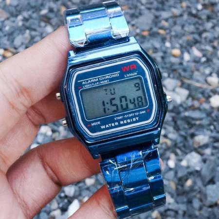 Zazzy Dolls นาฬิกาข้อมือ สายสแตนเลส ดีไซน์ A158WA ดูวันที่ จับเวลา ตั้งปลุก ได้ รุ่น ZD-0041