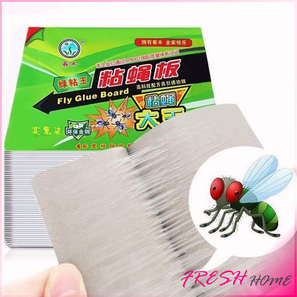 Best Seller, High Quality กาวดักแมลงวัน (แพค 10 แผ่น) กาวดักแมลงวัน แพ็คเกจอย่างดี แผ่นกาว ชนิดแผ่นกระดาษ ปลอดภัยใช้ง่าย Fly Catching Sticker อุปกรณ์เครื่องเขียน ของใช้ภายในบ้าน อุปกรณ์ทำสวน อุปกรณ์ทำความสะอาดในครัว สินค้าขายดี และมีคุณภาพสำหรับคุณ
