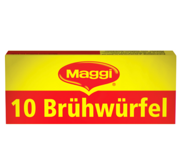 ส่งฟรี เม็กกี้ ซุปเนื้อก้อน สำหรับ 2.5 ลิตร 10 ก้อน รวม 40 กรัม - Maggi Bruhwurfel Stock Cubes Bouillon 10x4g for 2.5L 40g มีเก็บเงินปลายทาง