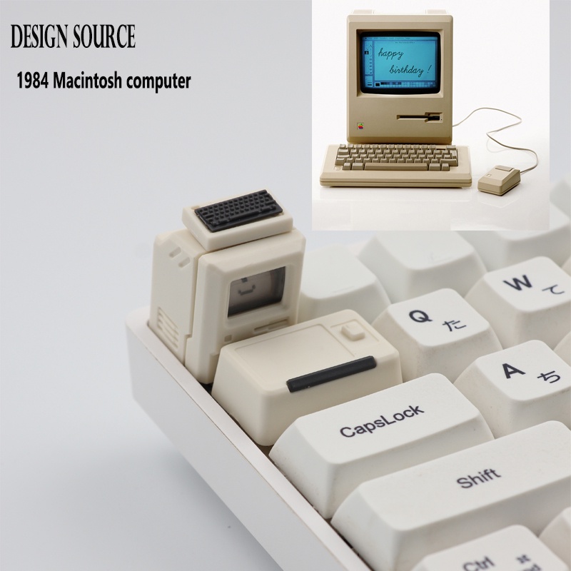 Key Mac Collator Macintosh Keycapsคีย์แคปแมค เป็นแม่เหล็ก เปลี่ยนหน้าได้น่ารักสุดยอดจ้า ...