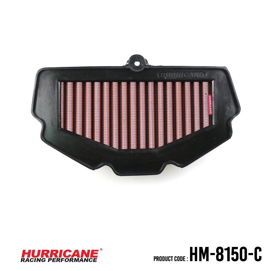 HM8150 Air Filter Kawasaki Z650 / NINJA650 ปี17' , VERSYS650 ปี 15' กรองอากาศรถแต่ง Hurricane