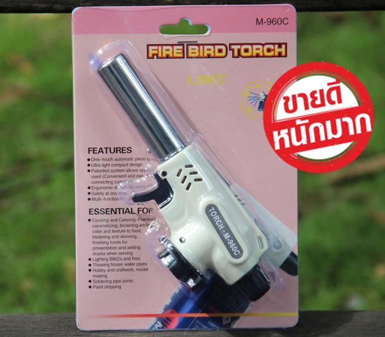หัวพ่นไฟ M-960C หัวพ่นแก๊ส เชื่อมบัดกรี หัวพ่นไฟทำอาหาร หัวเป่าแก๊ส  หัวพ่นไฟแก๊สกระป๋อง หัวพ่นไฟความร้อนสูง หัวเชื่อมแก๊สกระป๋อง หัวเชื่อมท่อ หัวพ่นไฟจุดเตาถ่าน แค้มปิ้ง หัวปืนพ่นไฟ