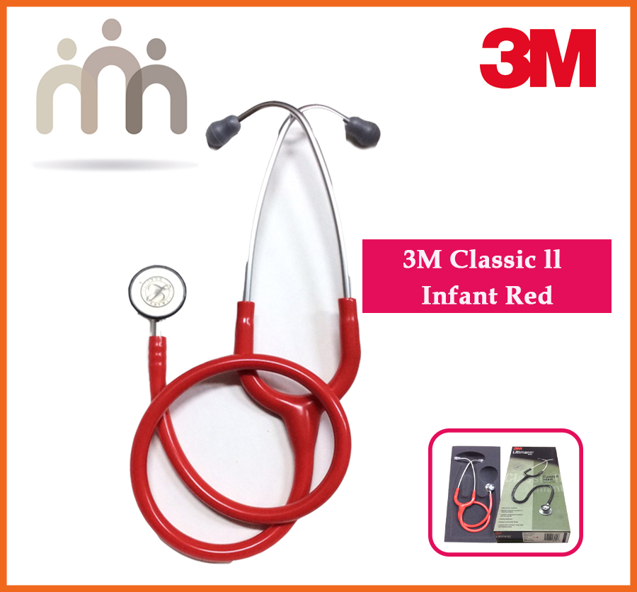 หูฟังแพทย์ STETHOSCOPE 3M รุ่น Clacsic II Infant Red