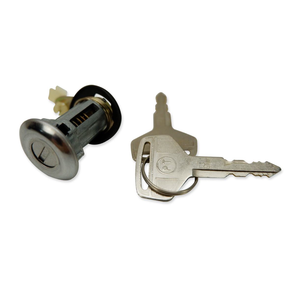 กุญแจประตู ขวา กุนแจประตู สีเงิน จำนวน 1ชิ้น Toyota Hilux Mighty-X Ln50 โตโยต้า ไฮลัก ไฮลัค ไมตี้ x ไมตี้เอ็กซ์ 2ประตู 4ประตู ปี 1988 - 1997 รถกระบะ สินค้าราคาถูก คุณภาพดี Rh Door Lock Cylinder With Key